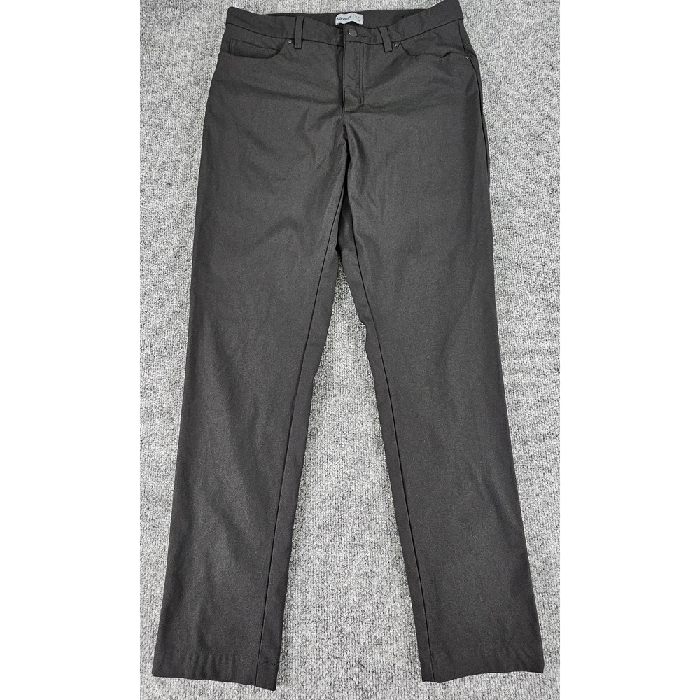 VRST Pants Mens 33x32 Black Stretch Straight Performance Golf Casual Comfort